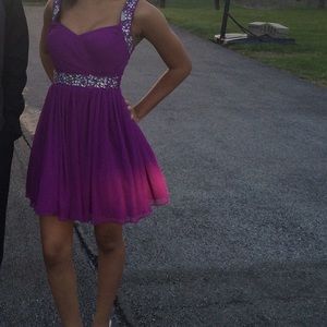 Purple and silver Formal/Homecoming Dress!!!